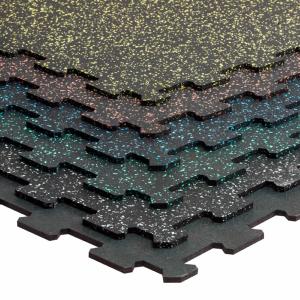 Gymfloor pavimento de caucho tipo puzzle, placas de 956 x 956 x 8 mm, color a elegir