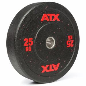 ATX Discos de peso de caucho parachoques, 50mm, puntos de colores