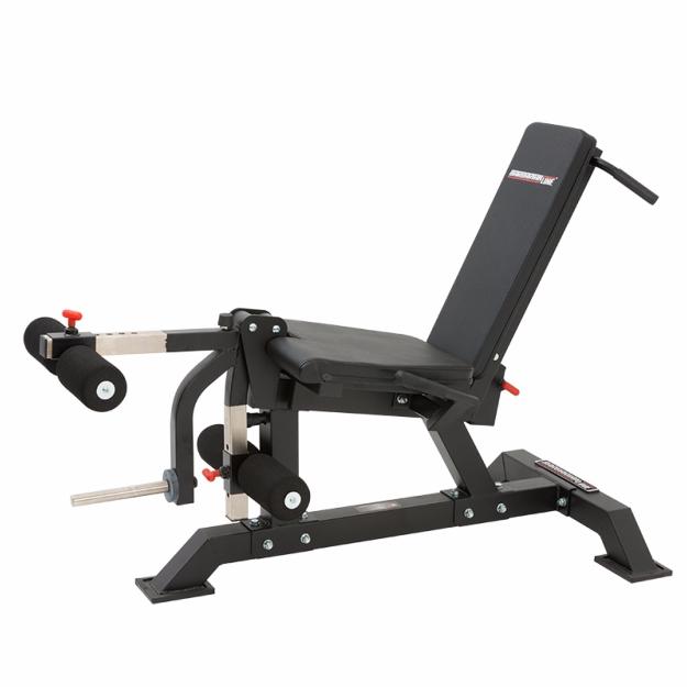 Máquina extensión de cuádriceps + curl femoral