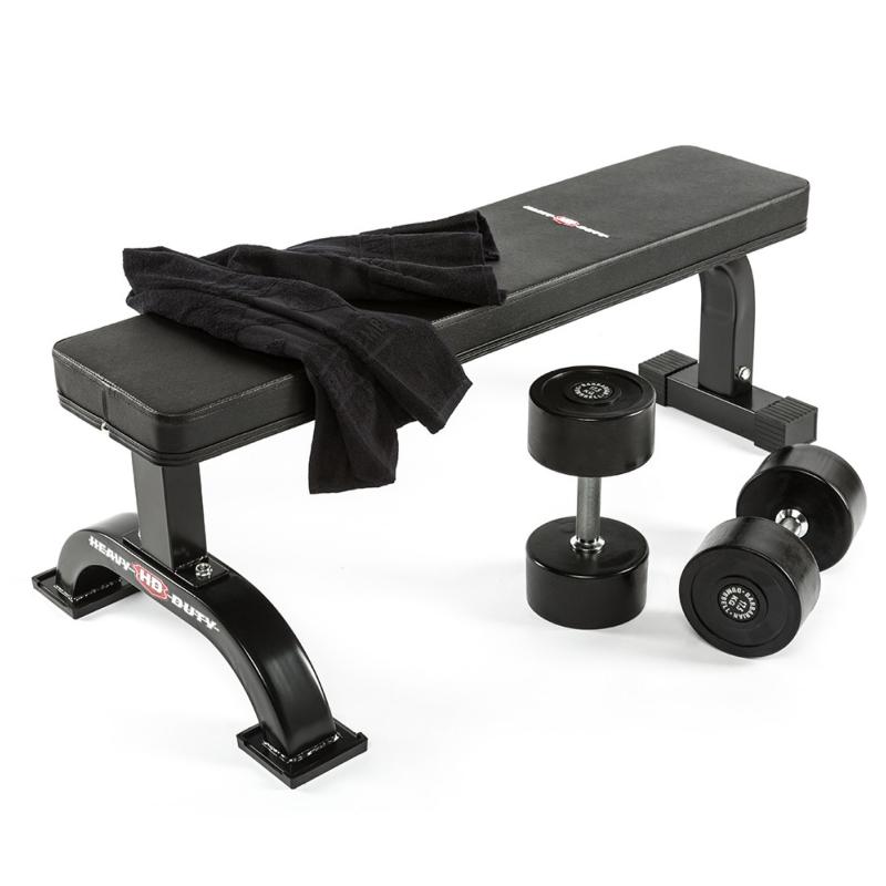 Banco plano Heavy Duty, capacidad de carga: 400kg!
