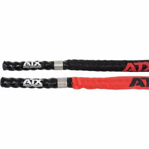ATX® Cuerda de batir con capa protectora de Nylon - 15 metros - rojo