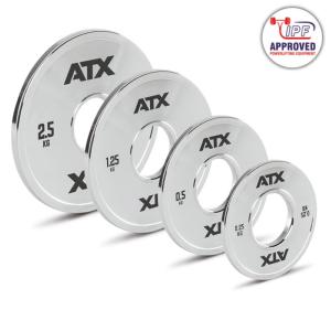 ATX Discos de peso de acero calibrados - pesos disponibles: 0,25kg, 0,5kg, 1,25kg y 2,5kg - Precio por unidad
