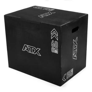 ATX® Plyobox - Cajón pliométrico negro - 50 x 60 x 70 cm