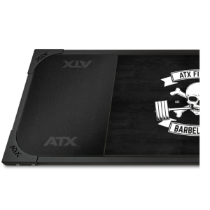 Plataforma de Peso Muerto ATX® con el logo de Barbell Club - Negro