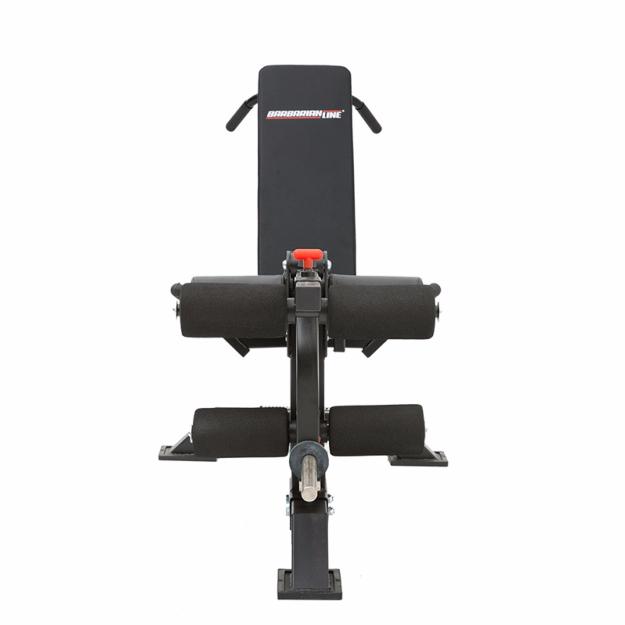 Máquina extensión de cuádriceps + curl femoral