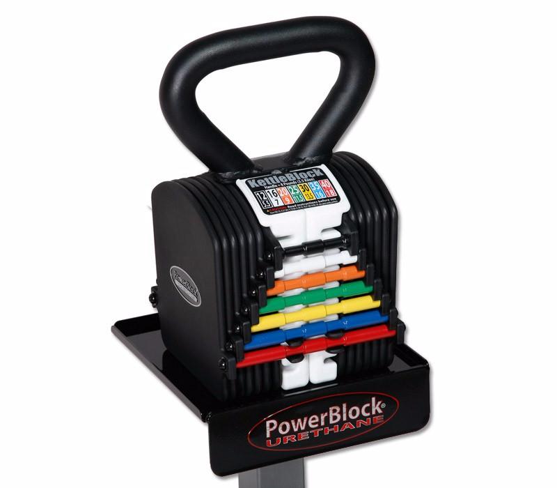 PowerBlock kettlebell, bloque de 18 kg.