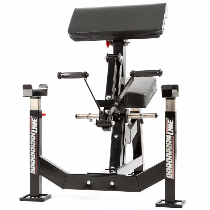 Banco curl bíceps Barbarian line. El gimnasio en casa.