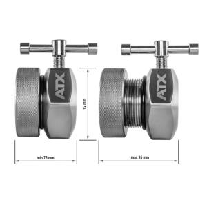 ATX® Bloqueadores de discos de Competición - 50 mm - 5kg (1 par)