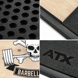 Plataforma de Peso Muerto ATX® con el logo de Barbell Club