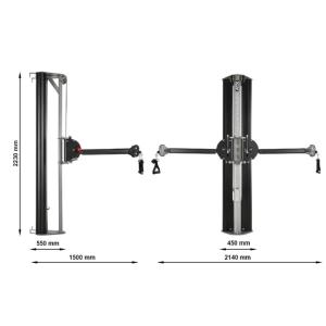 ATX® Máquina de musculación de pared - Entrenador multifuncional