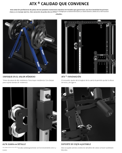 ATX® Estación de poleas para Multipower MPX-780 - carga con discos de peso