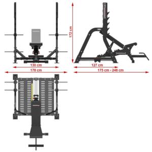 ATX® Banco de entrenamiento 3-Way - multifunción PRO