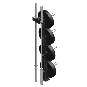 ATX® Bastidor de pared para almacenar discos de peso de 50 mm 