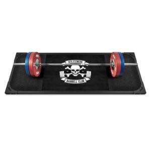 Plataforma de Peso Muerto ATX® - goma granulada de alta densidad - con el logo de Barbell Club - Negro