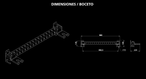 ATX® Bandeja para accesorios de rack - Serie 600 