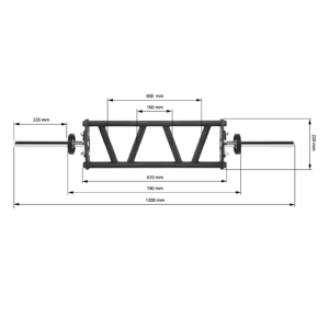 ATX® Short Multi Grip Bar - 30 mm