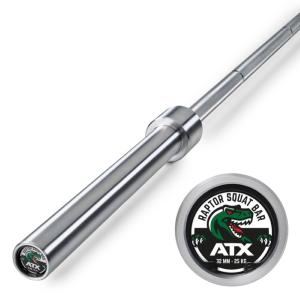 ATX® Barra de sentadillas Raptor Squat Bar Xtreme - 240cm - 25kg - Diámetro del mango 32mm