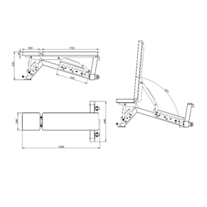 Banco de entrenamiento - International Utility Bench - Color verde