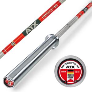 ATX® XTP® Raw Powerlifting Bar - TYP 400 - Fabricada en Alemania