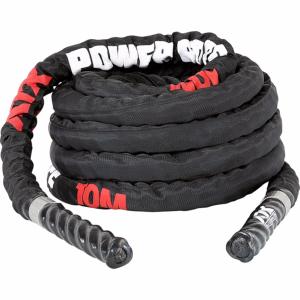 ATX® Cuerda de batir con capa protectora de Nylon - 10 metros - negro
