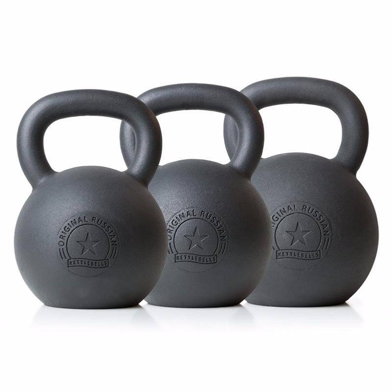Original Russian Kettlebell Fundición alta calidad de 8 a 48kg