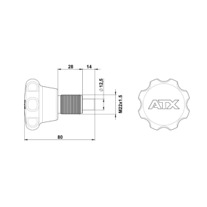 ATX® Perno de bloqueo