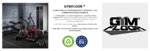 Gymfloor®  Alfombrilla protectora de suelo granulada - Premium Extra Fina - 1000 x 1000 x 15 mm de espesor