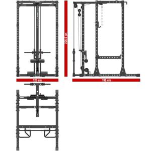 ATX® POWER RACK 750 - SET 140 - Jaula de potencia + estación de poleas PRO