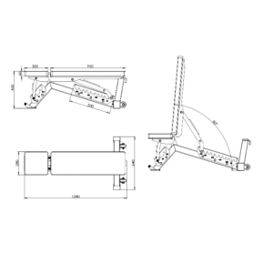 Banco de entrenamiento - International Utility Bench - Color naranja