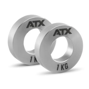 ATX® Mini Fractional Steel Plates - Juego completo 2 x 0,25 + 2 x 0,5 + 2 x 1.0 kg