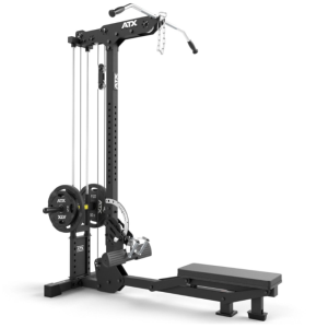 ATX® Estación de poleas y máquina de remo - carga con discos de peso