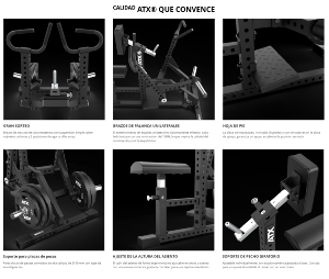 ATX® Máquina de remo lateral