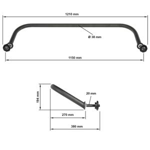 ATX® Free Stands - Puntal de conexión para racks ATX