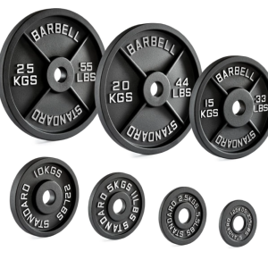 Discos de fundición Barbell Standard, 50 mm