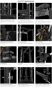 ATX® POWER RACK KPS-200 con estación de poleas PRO - carga con discos + multipower
