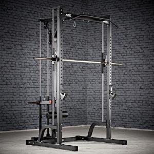 ATX® Máquina de musculación - Multipress tipo smith 30mm - con estación de poleas