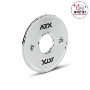 ATX® Discos de peso de acero calibrados - pesos disponibles: 0,25kg, 0,5kg, 1,25kg y 2,5kg - Precio por unidad