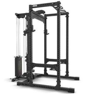 ATX® POWER RACK PRX 780 2.0 con estación de poleas PRO - con columna de pesos 125 kg