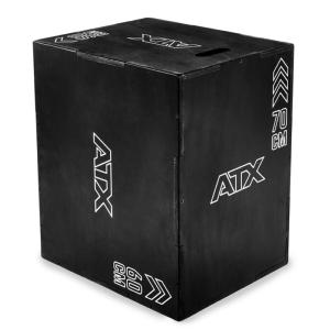 ATX® Plyobox - Cajón pliométrico negro - 50 x 60 x 70 cm