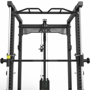 ATX® POWER RACK KPS-200 con estación de poleas PRO - columna de pesos + multipower