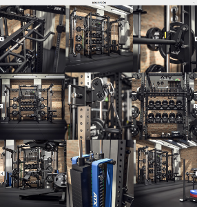 ATX® Multi Cable Rack MCR-780 - Estación completa - Multigimnasio THE WALL incluye Multipower