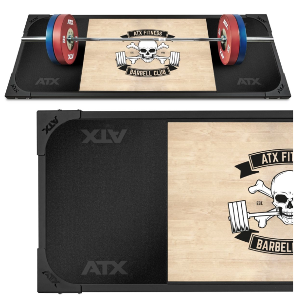 Plataforma de Peso Muerto ATX® con el logo de Barbell Club