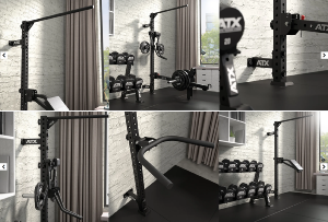 ATX® Poste vertical de pared para montaje de accesorios de entrenamiento - Serie 700 