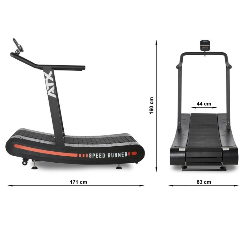 Cinta de correr sin motor con control de resistencia - ATX