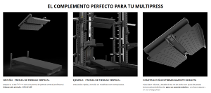 Estación completa ATX® - Multipower serie 780 con estación de poleas - carga con columna de pesos 125 kg