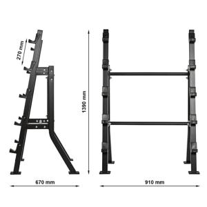 Estante / Rack para 5 barras, autónomo