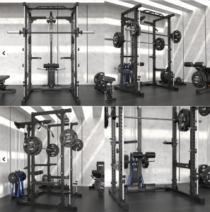 ATX® POWER RACK Komplettstation - Jaula PRX-660 con estación de poleas - carga con discos