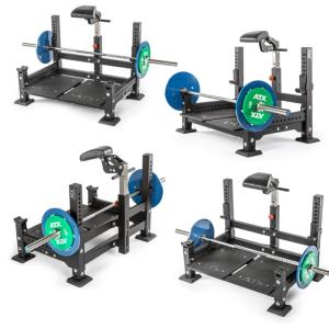 ATX® Máquina de musculación: Estación de Remo con barra / Peso muerto