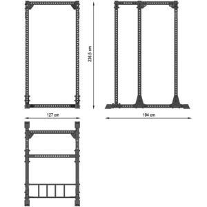 ATX® Jaula de potencia - Power Rack - 810 - EXTENSION STORAGE