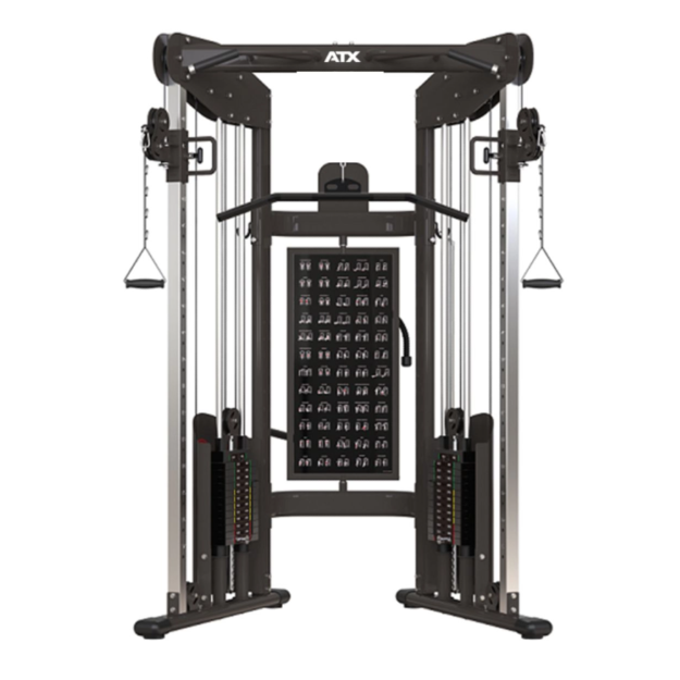 ATX® Máquina de musculación de doble polea - 2 x 90 kg